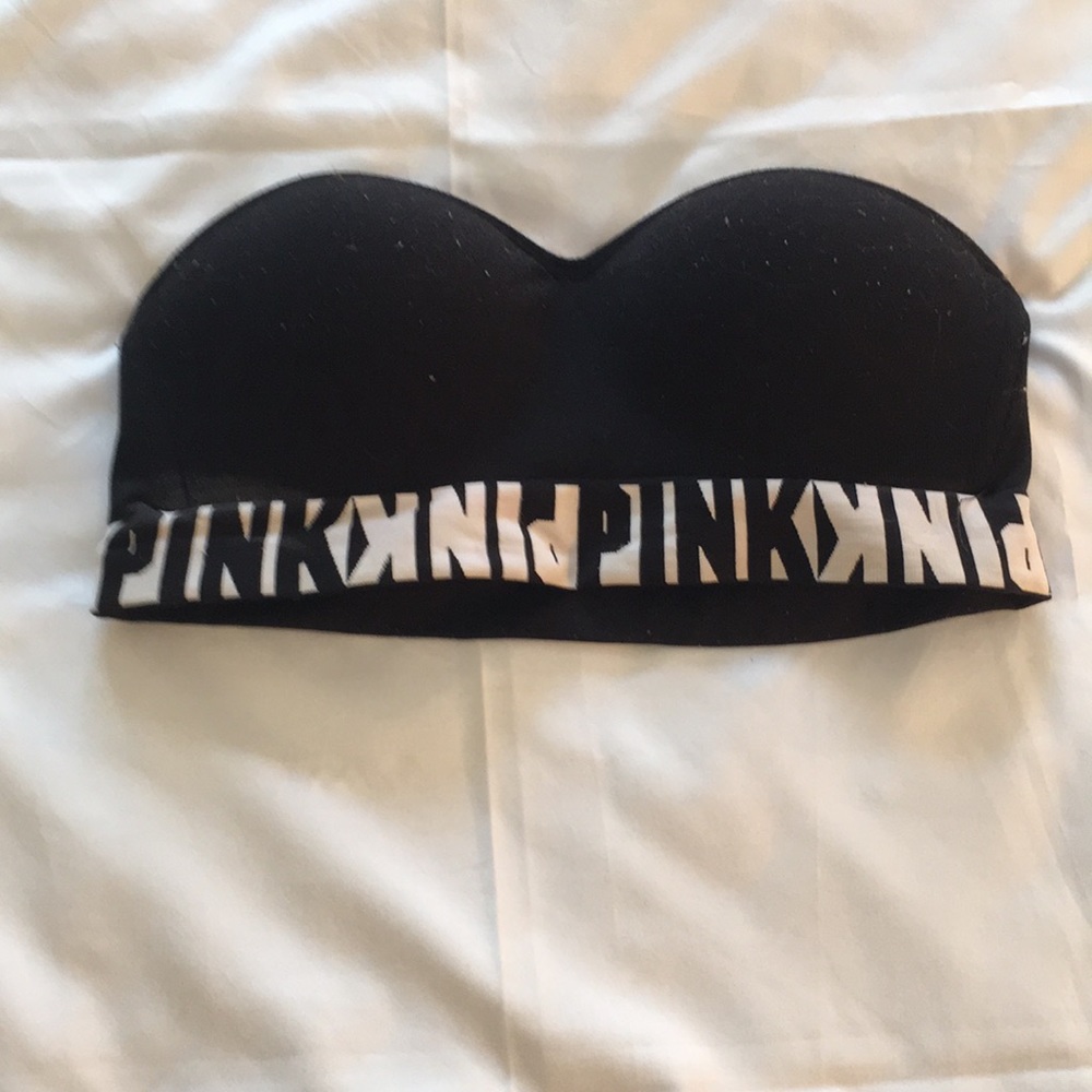 Pink extra small strapless bra